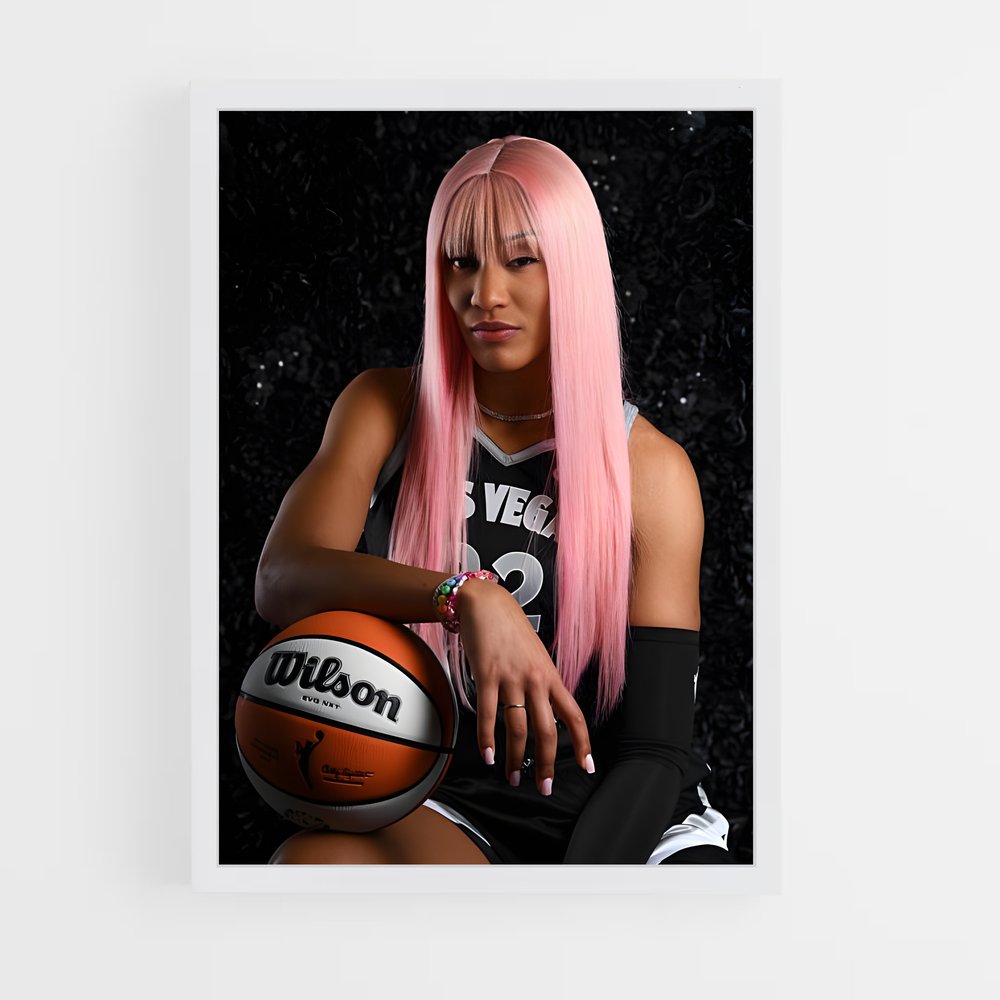 Poster Pink Slam Dunk – affiche Basketball (vue 3)
